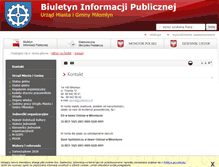 Tablet Screenshot of bip.milomlyn.pl